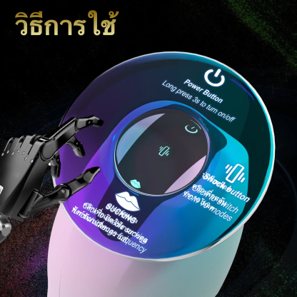 ถ้วยอัตโนมัติ ชิปอัจฉริยะ ระบบดูด 10 ความถี่ ระบบสั่นสะเทือน 10 ความถี่ วัสดุหนาพิเศษ ตัวเครื่องโค้ง|ROSELEX-sextoyfunny