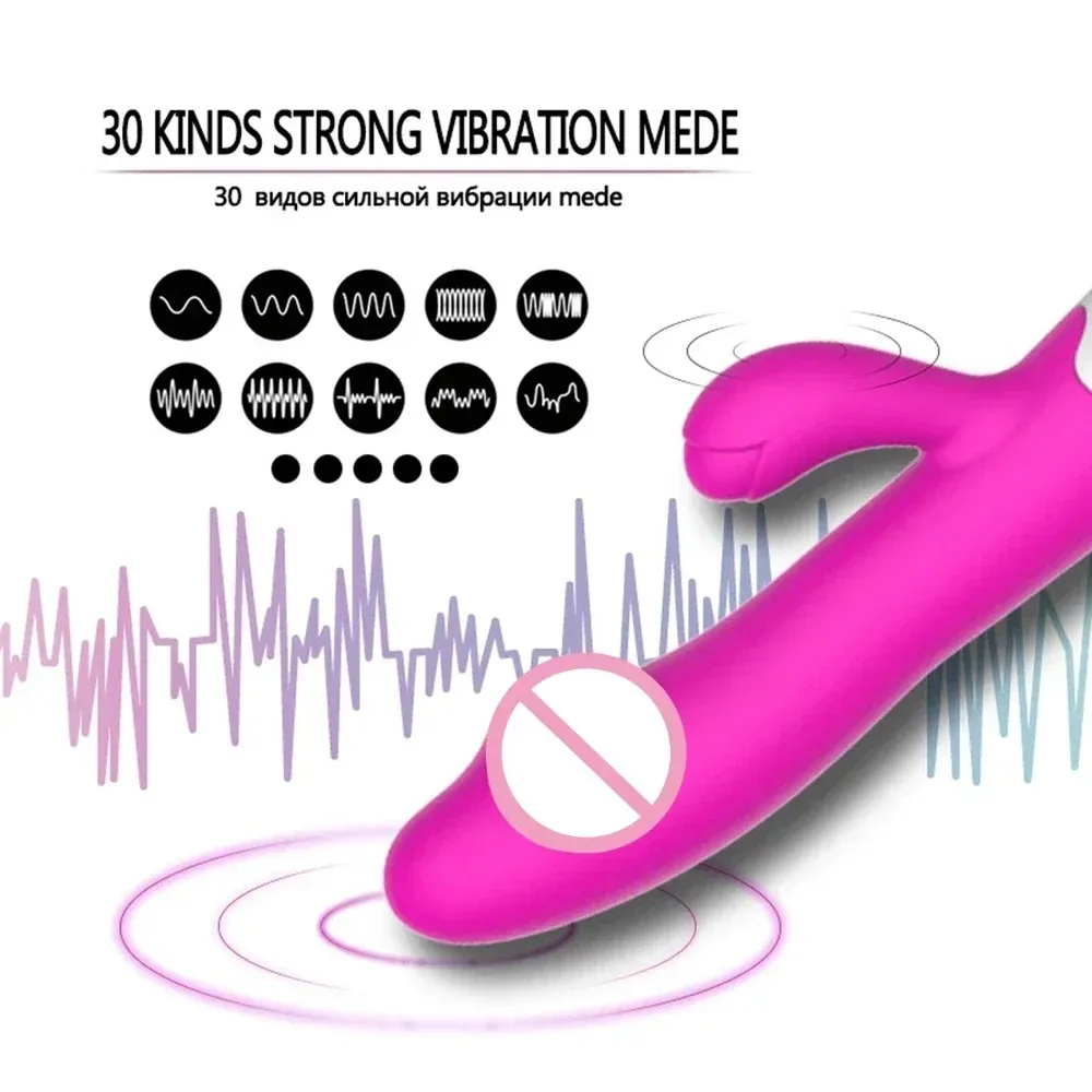 Battery-Powered Glans Head Dual G-Spot & Clitoral Vibrator