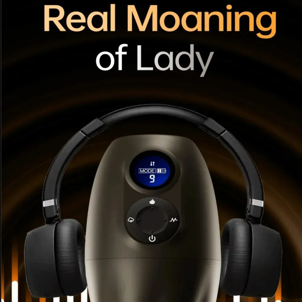 Stepless Speed Male Masturbator Suctions & Vibrations