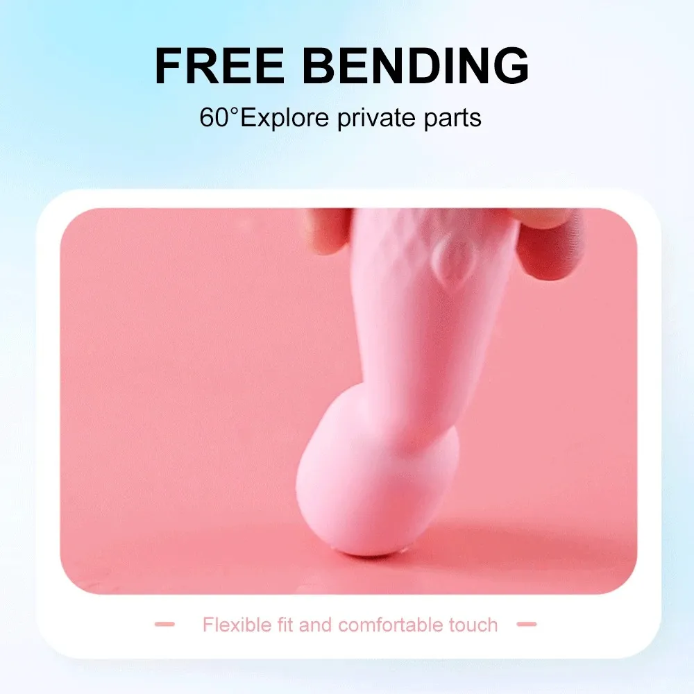 10-Frequency Mini Hidden USB Charging AV Wand Vibrator