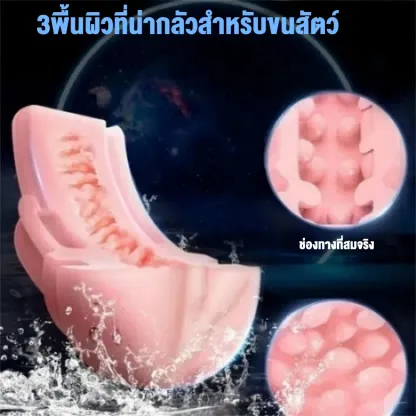 จิ๋มกระป๋อง จิ๋มปลอม ปากทางเข้าอิ่มเอิบ ฐานหมุน180° เคลือบเงาเปียโน