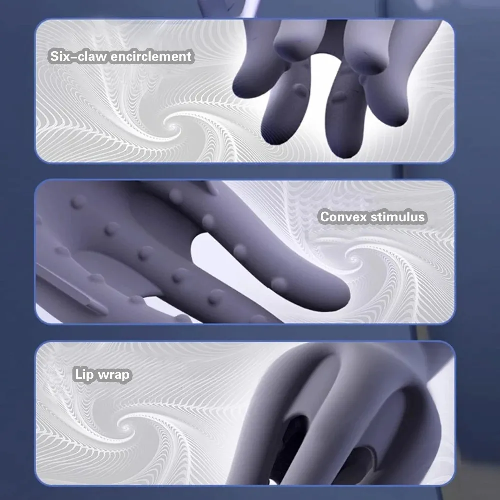 Tentacle Shaped Masturbator & Penis Trainer 10 Vibration
