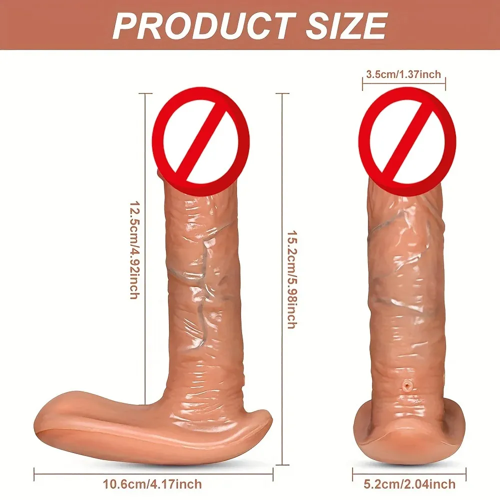 Thrusting&Vibrating Remote Control Wearable Realistic Dildo