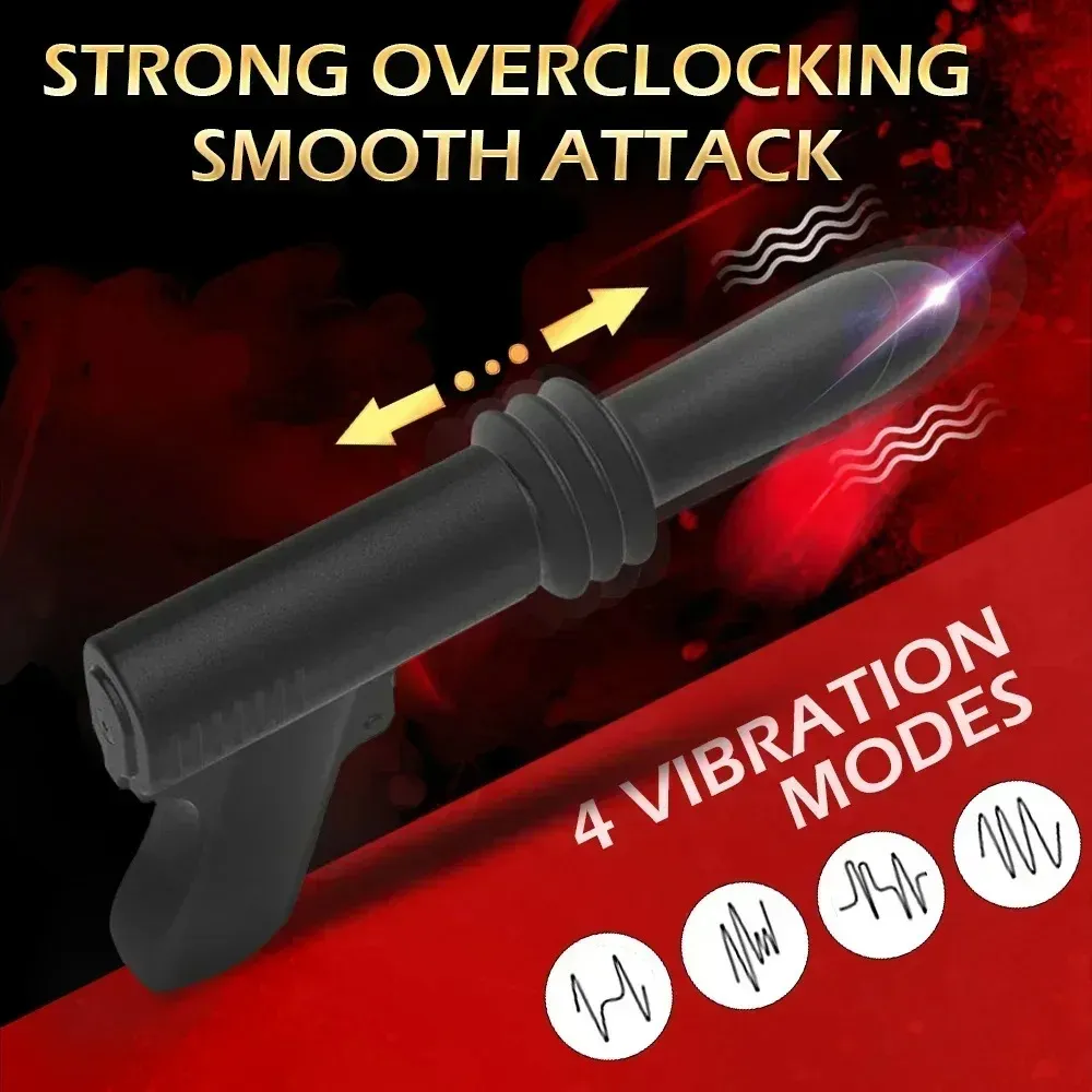 Gun-Shaped 4-Level Thrusting + Vibration Sex Machine