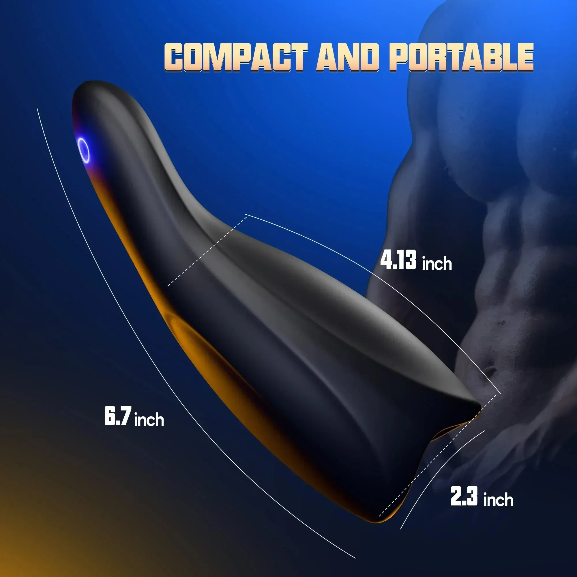 Automatic Male Masturbator & Glans Trainer Simulated Tongue