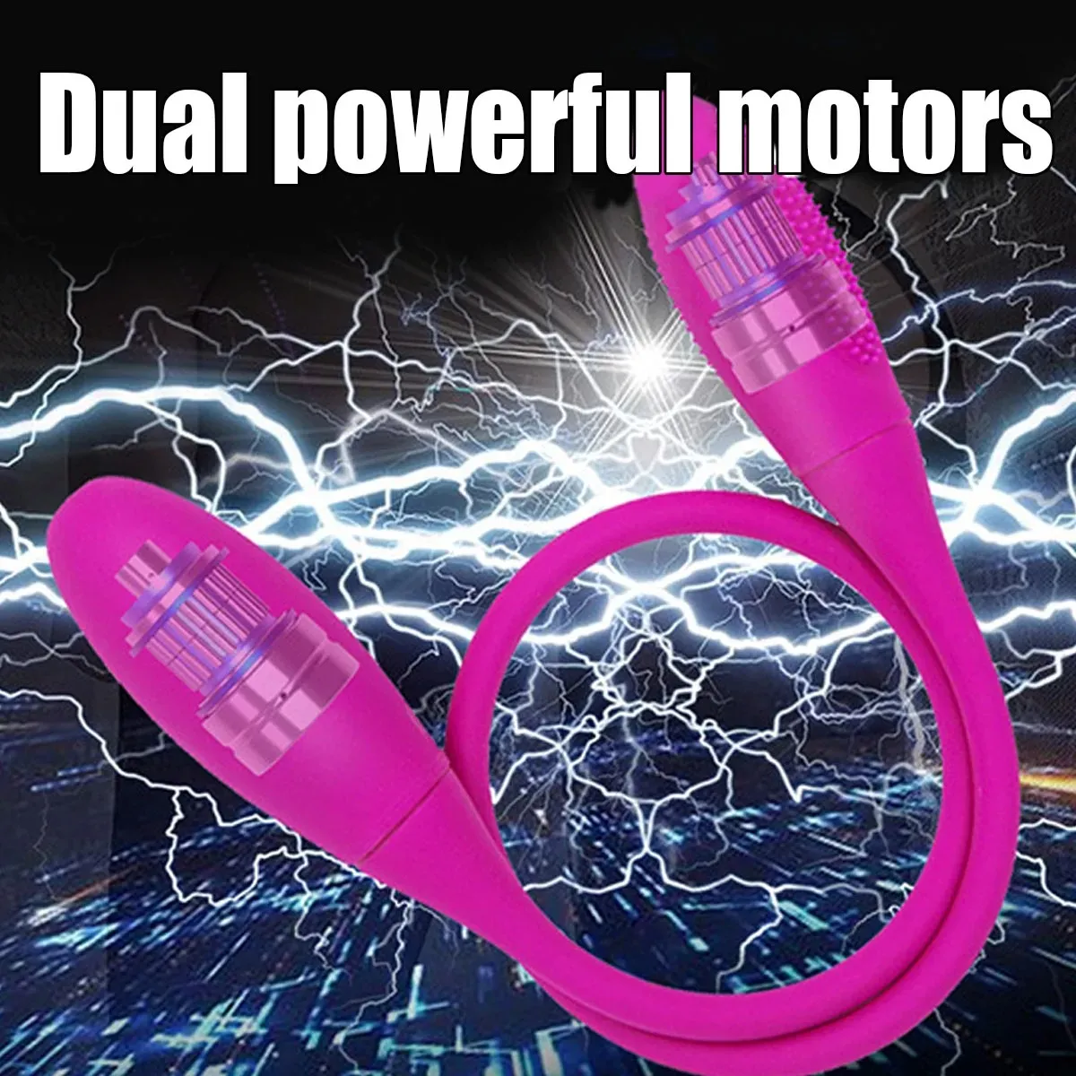 Safiman Dual-Head Multi-Function Vibrating Egg Spiral Type