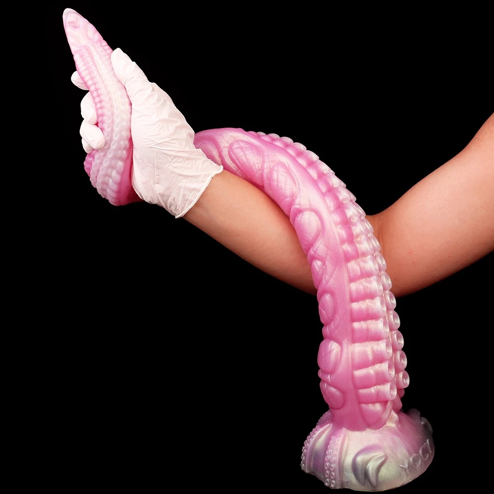 W4307未定价ออกแบบเลียนแบบหนวดปลาหมึก หนวดปลาหมึก ลายผิวละเอียด แผ่นดูดแรงสูง วัสดุซิลิโคนเกรดพรีเมียม