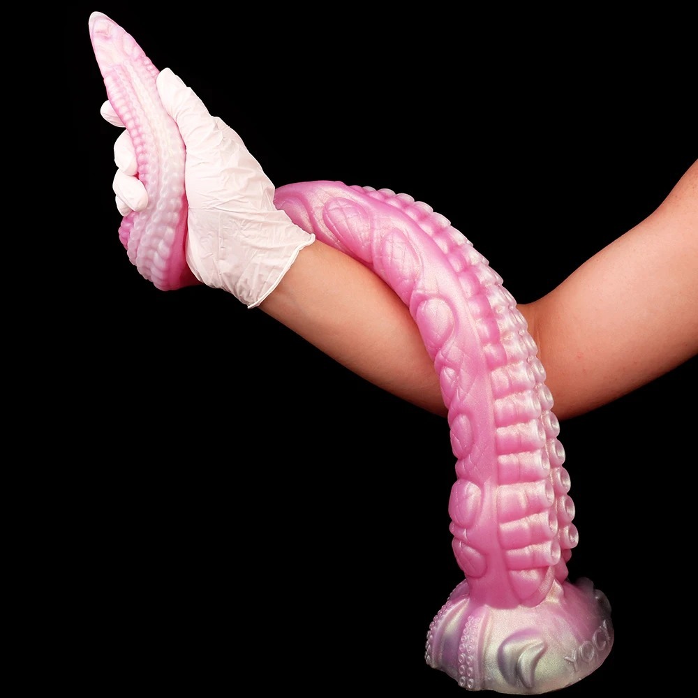 W4307未定价ออกแบบเลียนแบบหนวดปลาหมึก หนวดปลาหมึก ลายผิวละเอียด แผ่นดูดแรงสูง วัสดุซิลิโคนเกรดพรีเมียม