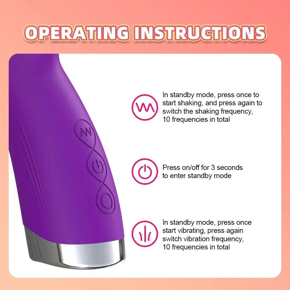 Fish Tail Simulated Penis Dual G-Spot & Clitoral Vibrator