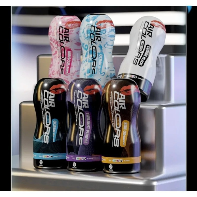 W5508未定价ถ้วยช่วยตัวเองใช้มือ ระบบแรงดันลบผ่านช่องอากาศ วัสดุ TPE หนาพิเศษ เม็ดกรวดเนื้อนุ่ม