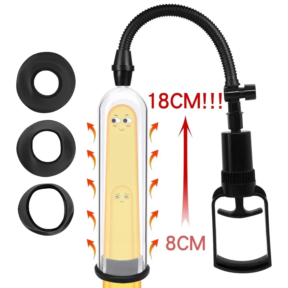 Manual Air Penis Pump One-Button Manual Pressing