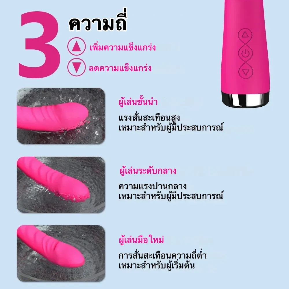 เครื่องนวด AV เครื่องนวดเอวี 10 ระดับการสั่น รูปร่างอวัยวะเพศชาย