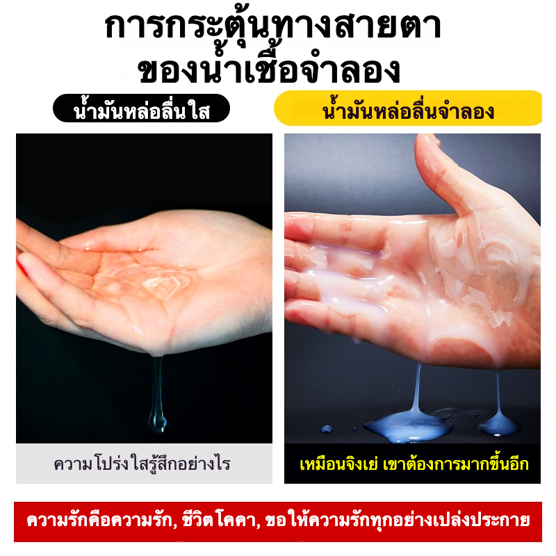 W6801未定价ลูบิแคนท์เลียนแบบน้ำอสุจิ ละลายน้ำได้ ปลายหลอดเรียว ได้รับการรับรองจาก FDA