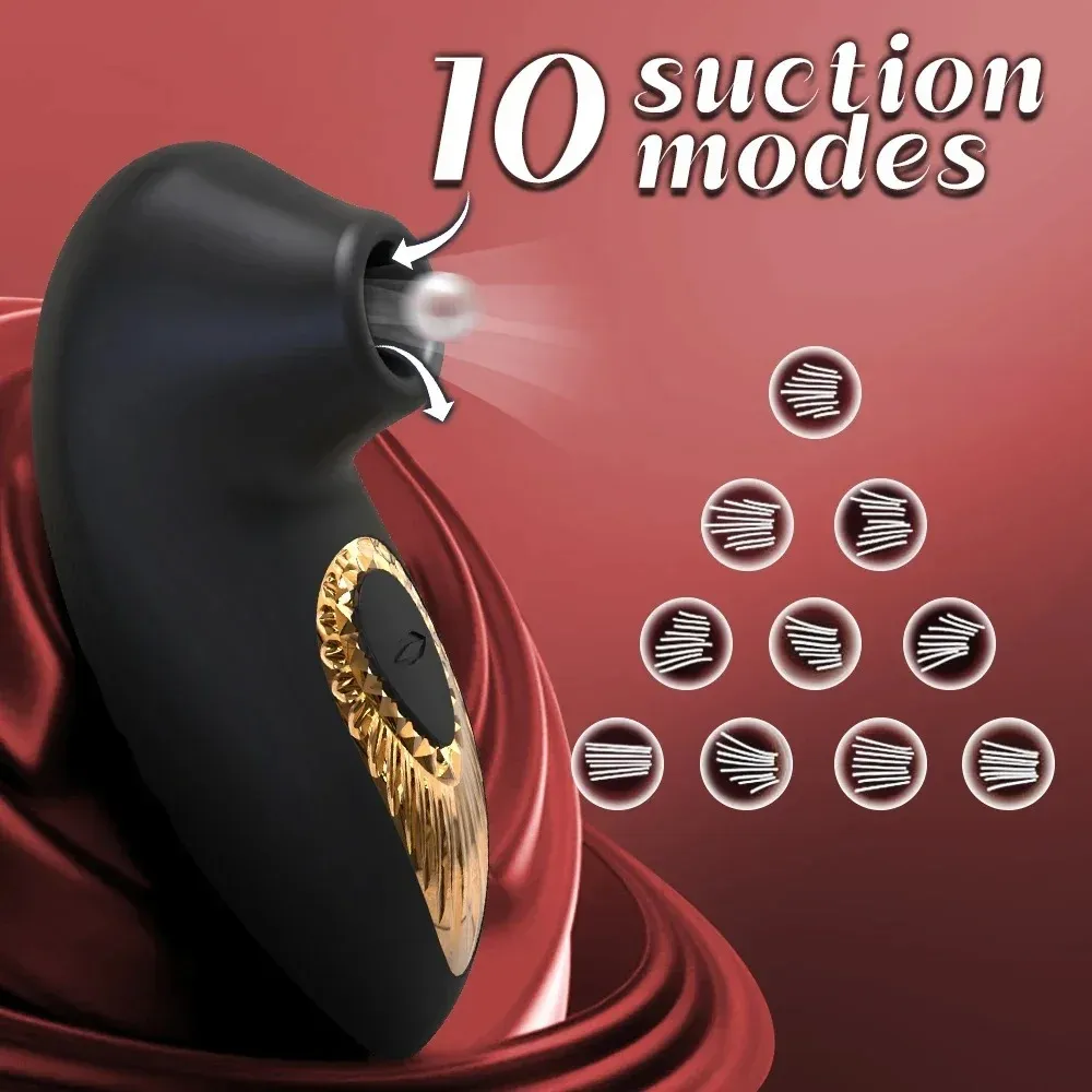 2-In-1 Suction Rechargeable Clitoral Vibrator & Breast Toy