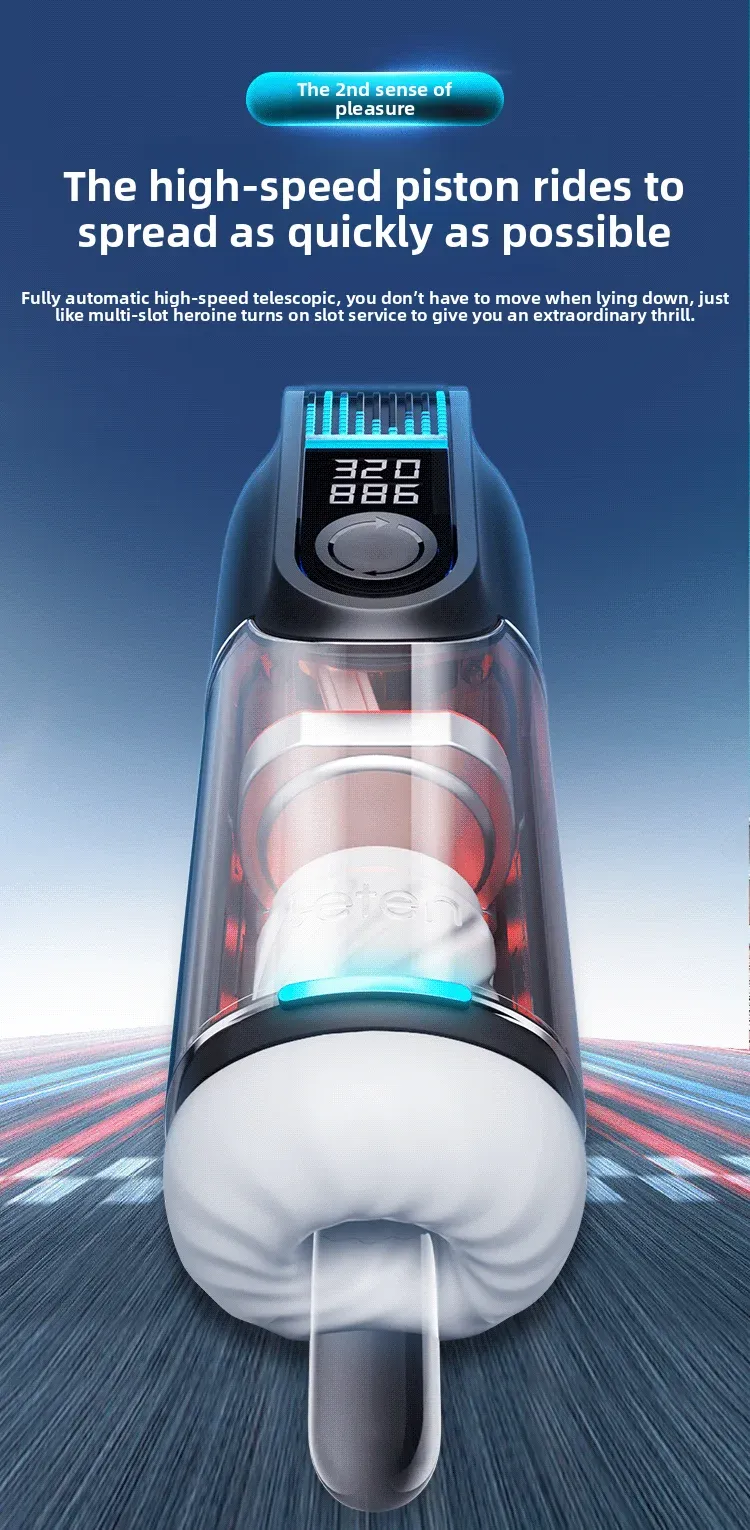 Dual Screen Automatic Male Masturbator Multi Speed + Scenario