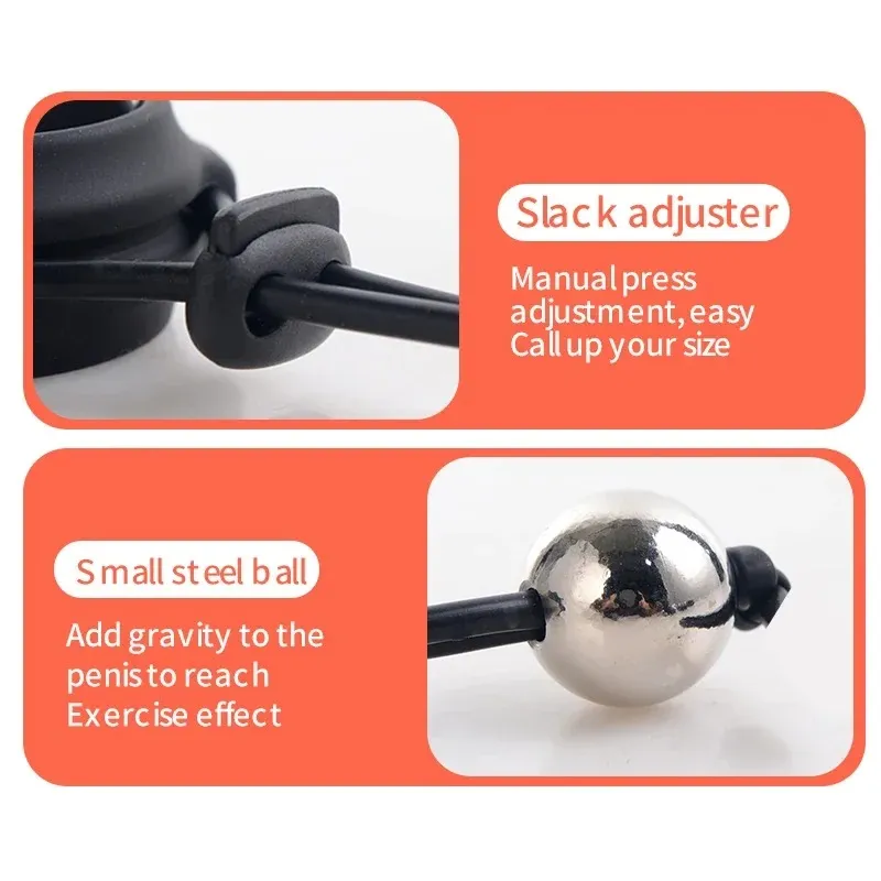 Metal Penis Stretcher Tool Adjustable Penis Physical Exerciser