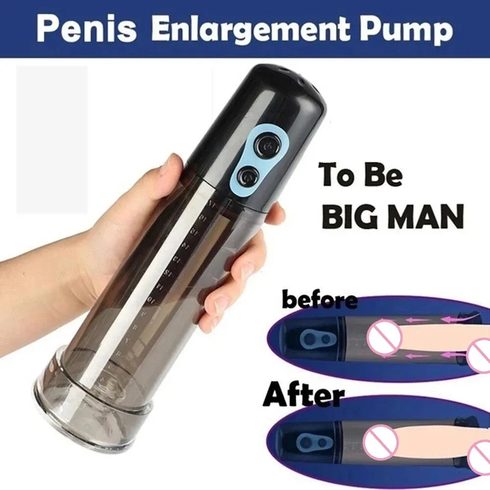 Automatic Penis Pump Press + Suction Massage 3D Vacuum
