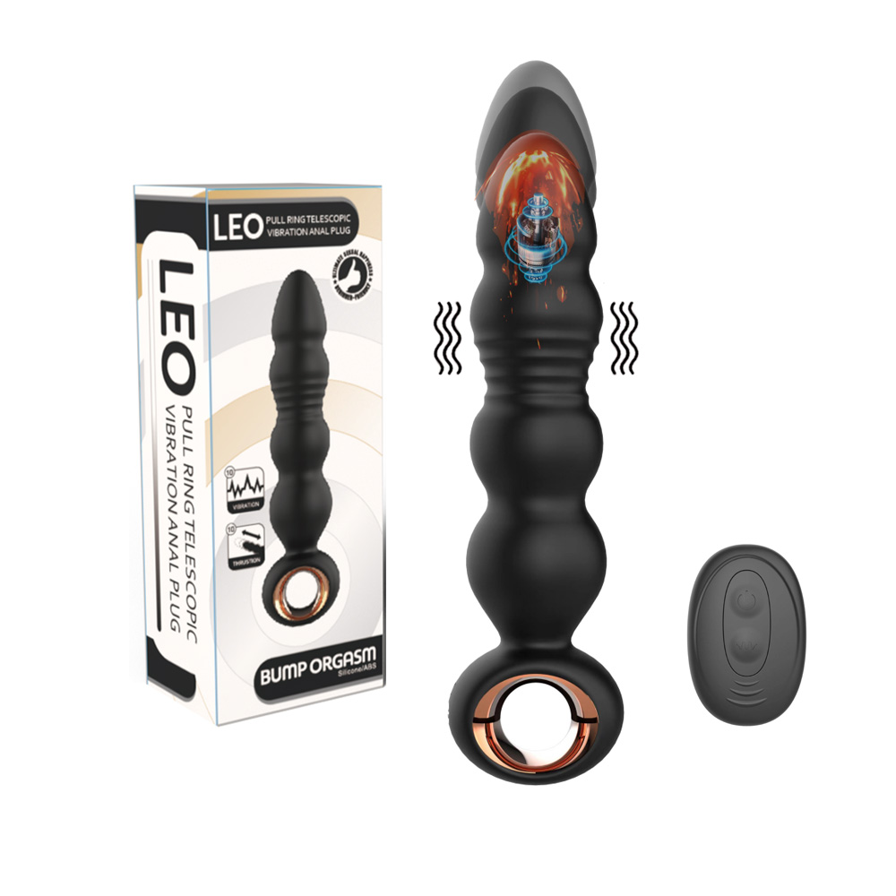 ของเล่นประตูหลัง เครื่องนวดต่อมลูกหมาก ยืดหด+ระบบสั่น ฟังก์ชันรีโมท