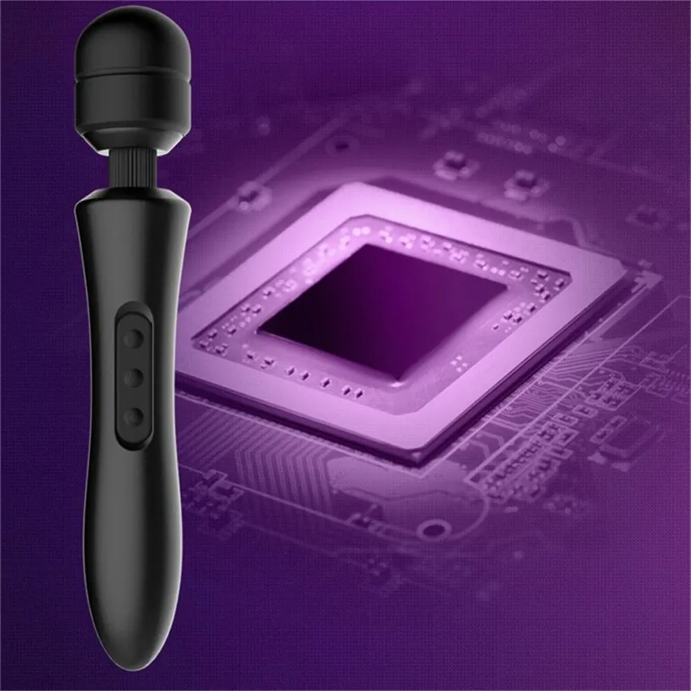 Extra-Large 8 Speeds 20 Modes USB Charging AV Wand Vibrator