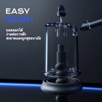 W0216 ต่อมลูกหมากเครื่องนวด ดูด+นวด ปั๊มไฟฟ้าอัจฉริยะ ความดันลบคงที่ ห่วงทวารหลายแบบ ถอดได้|PND