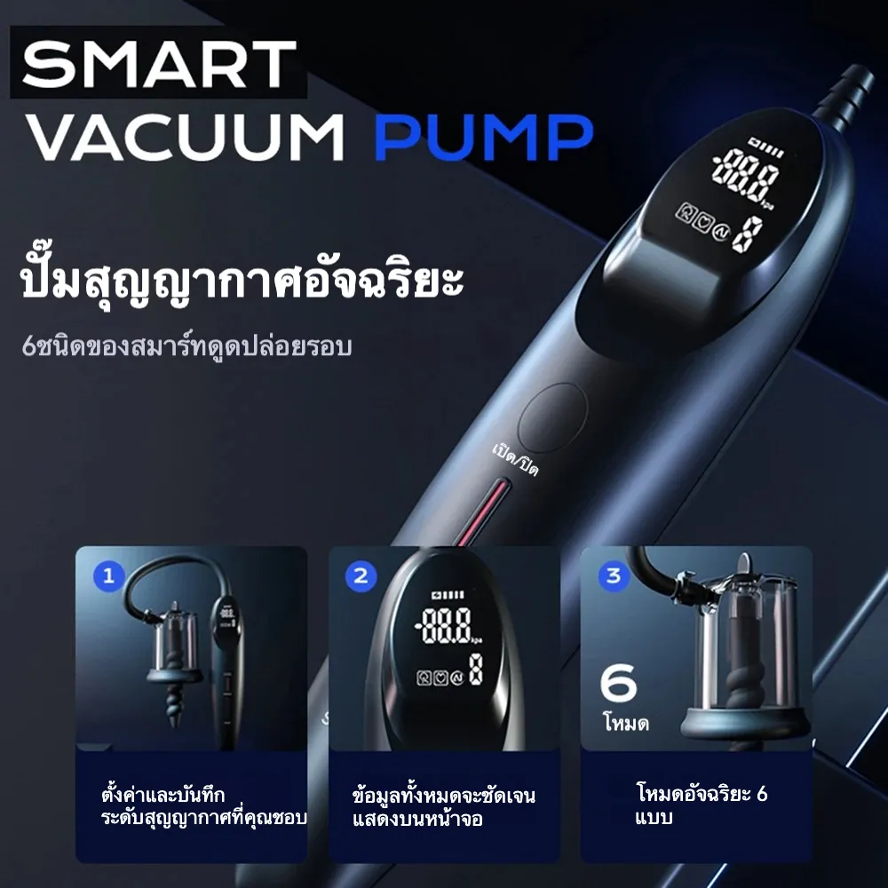 ของเล่นประตูหลัง เครื่องนวดต่อมลูกหมาก ดูด+นวด ปั๊มไฟฟ้าอัจฉริยะ
