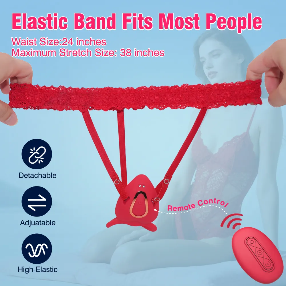 Couple Remote Control & APP Wearable Vibrator With Cock Ring