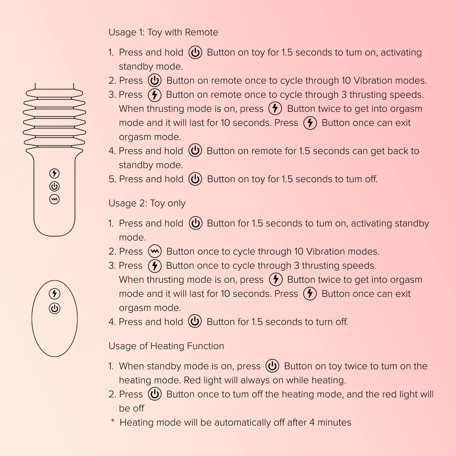 เครื่องดิลโด้ เครื่องเย็ดอัตโนมัติ มอเตอร์คู่ การสั่นแบบยืดหดหลายความถี่