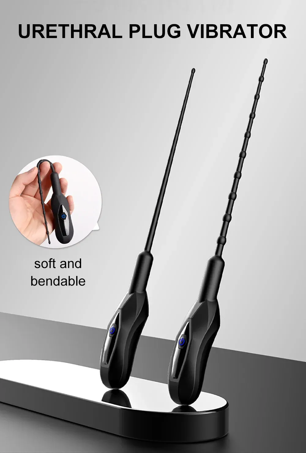 10-Frequency High-Speed Electric Urethral Sound 2 Versions