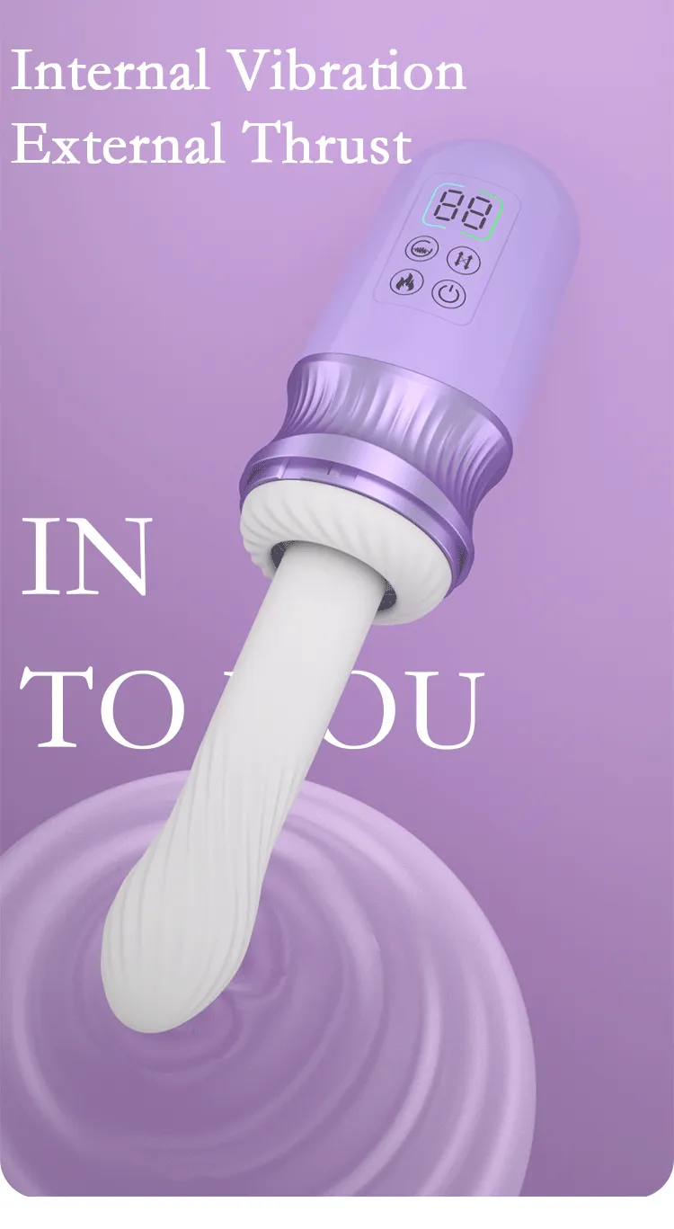 Thrusting & Vibrating APP Heating LCD Display Sex Machine