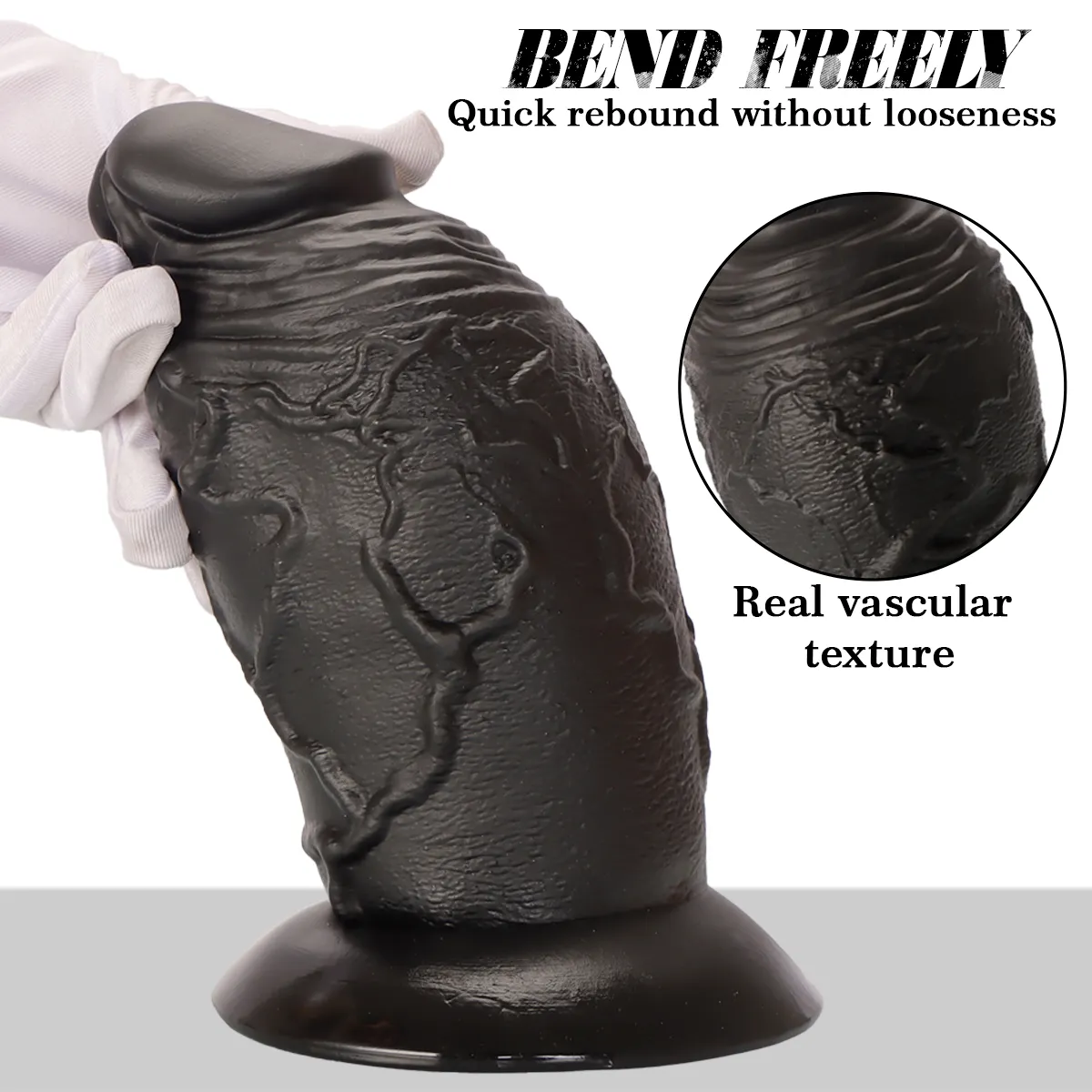 King Size Dual-Layer Liquid Silicone Realistic Dildo
