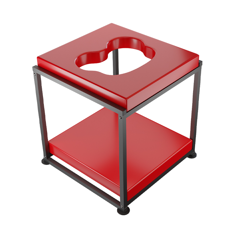 W1503未定价ม้านั่งสุขา โครงสร้างหนาแน่น ออกแบบเจาะช่อง ถอดประกอบได้