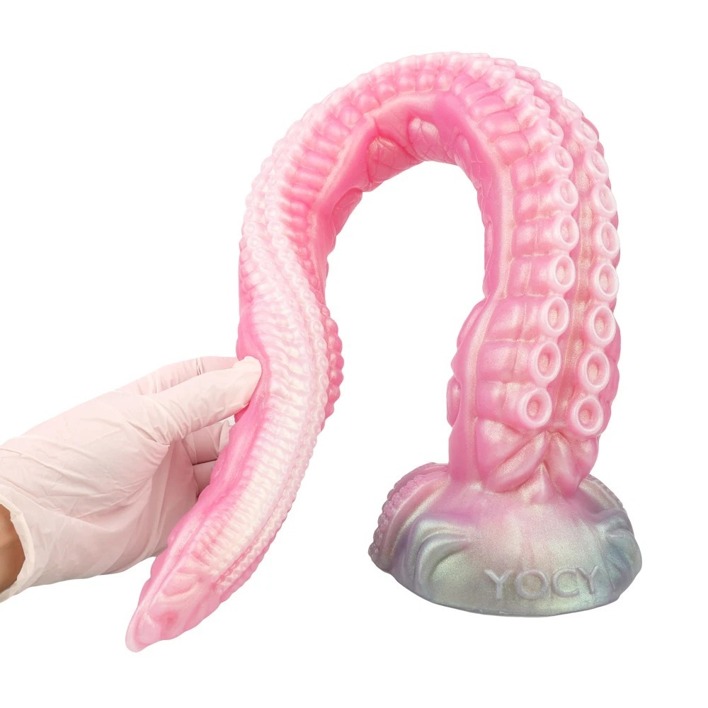 W4307未定价ออกแบบเลียนแบบหนวดปลาหมึก หนวดปลาหมึก ลายผิวละเอียด แผ่นดูดแรงสูง วัสดุซิลิโคนเกรดพรีเมียม