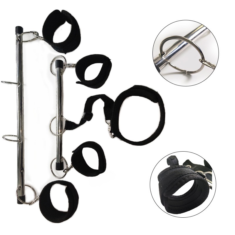 W0245 สายรัดแบบล็อคท่อเหล็ก ท่อเหล็ก วัสดุไนลอน ออกแบบแบบถอดประกอบได้ BDSM