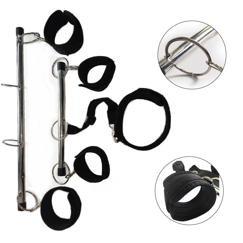 W0245 สายรัดแบบล็อคท่อเหล็ก ท่อเหล็ก วัสดุไนลอน ออกแบบแบบถอดประกอบได้ BDSM