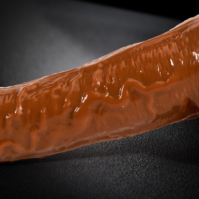 ดิลโด้ หลายโหมดการสั่น+ยืดหดได้+ส่ายไปมา รีโมทแบบมีสาย ระบบควบคุมอุณหภูมิอัจฉริยะ วัสดุTPEคุณภาพสูง-sextoyfunny