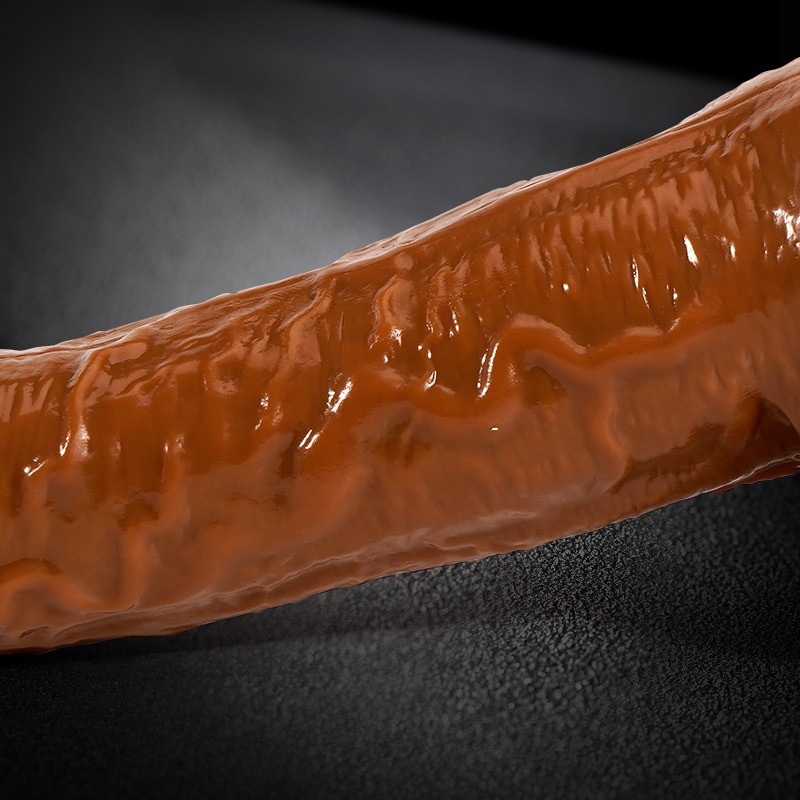 ดิลโด้ หลายโหมดการสั่น+ยืดหดได้+ส่ายไปมา รีโมทแบบมีสาย ระบบควบคุมอุณหภูมิอัจฉริยะ วัสดุTPEคุณภาพสูง-sextoyfunny