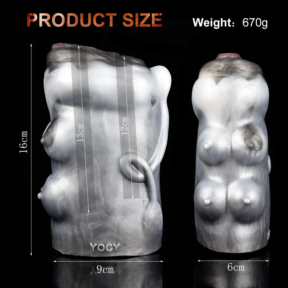 YOCY Fantasy Vagina—Bionic Cow Realistic Dual Channels NW 670 g