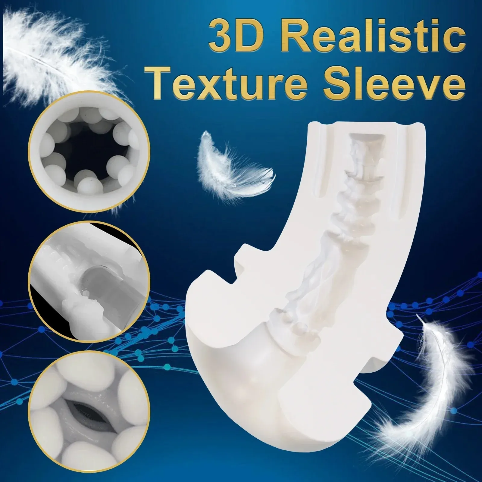 Extra-Thick Silicone Male Masturbator Suction + Vibration