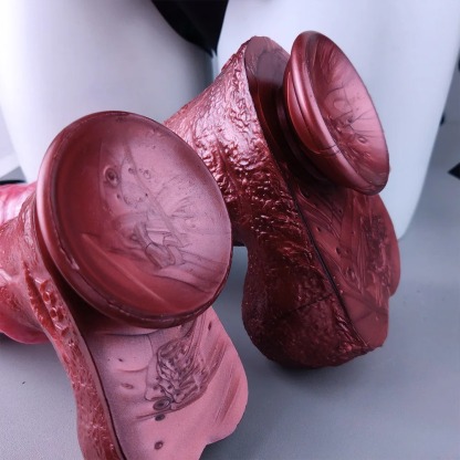 W4301未定价อวัยวะเทียมเลียนแบบม้า ลายผิวละเอียด แผ่นดูดแรงสูง วัสดุซิลิโคนพรีเมียม