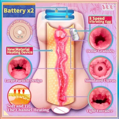 W5211未定价ตุ๊กตายางบางส่วน ระบบทำความร้อนกราฟีน 8 ความถี่การสั่น ชิปอัจฉริยะ แบตเตอรี่คู่ความจุสูง