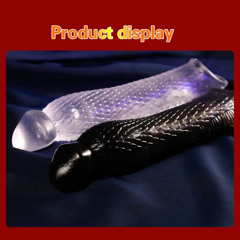 Dragon Scale Vibrating Penis Extender 2 Colors Available