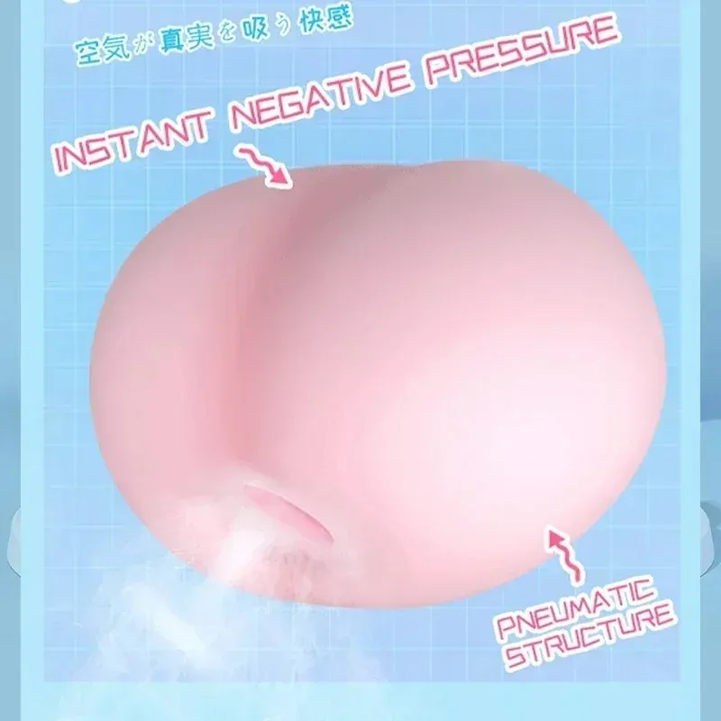 Peach-Shaped Pocket Pussy Lighting And Heating Function