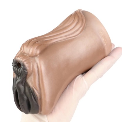 W5608จิ๋มสัตว์เทียม ช่องทางคู่สมจริง ออกแบบจำลองอวัยวะเพศม้าเมีย วัสดุซิลิโคนเหลว