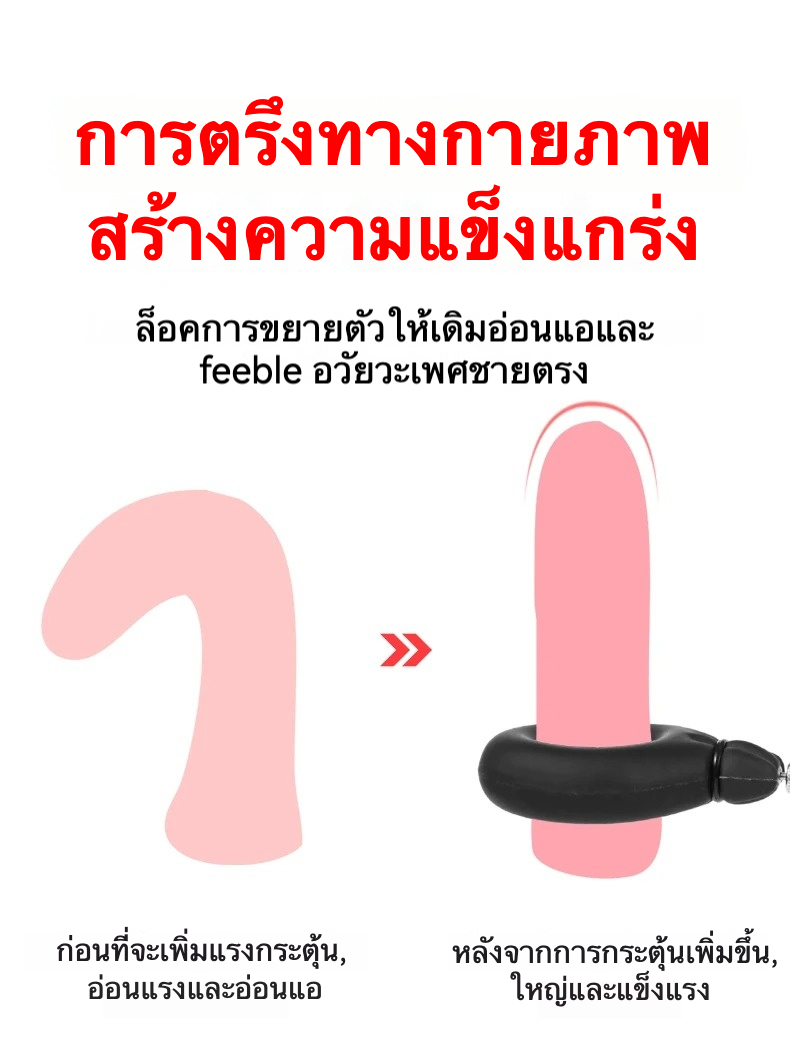 อุปกรณ์ฝึกอวัยวะเพศชาย ปรับความตึงได้อิสระ กระตุ้นกล้ามเนื้อ ออกแบบแบบถอดได้ ใช้ได้หลายจุดสัมผัส-sextoyfunny