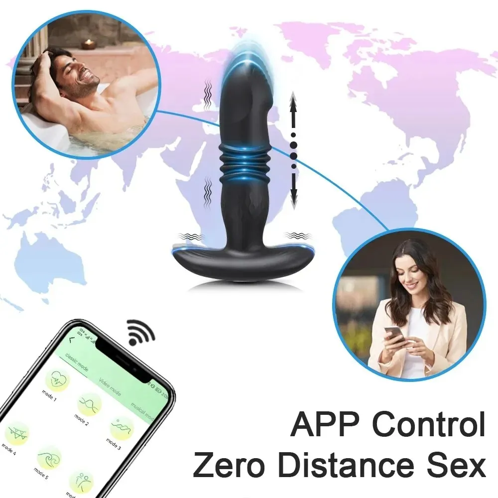 Simulated Glans + Anchor Prostate Massager & Anal Vibrator