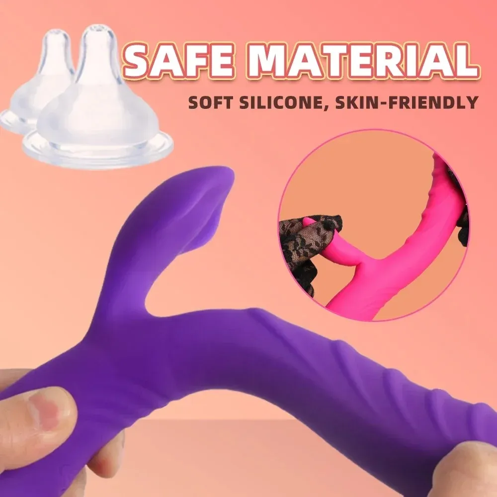 Fish Tail Simulated Penis Dual G-Spot & Clitoral Vibrator
