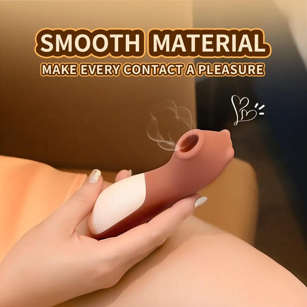 Cute Bear Shaped 10 Suction Frequencies Clitoral Vibrator