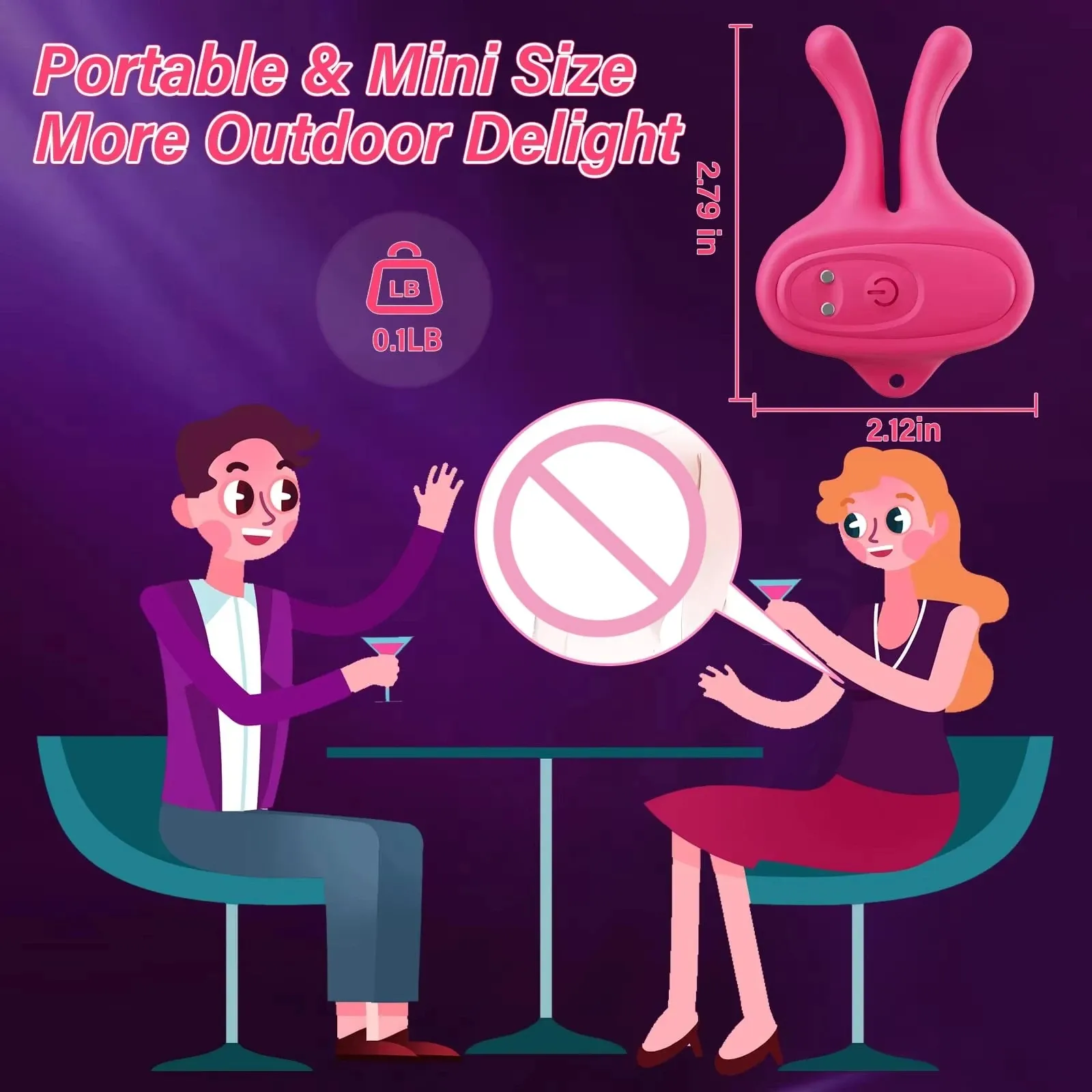 9-Frequency Multi-Function Rabbit Ear Egg Vibrator Set