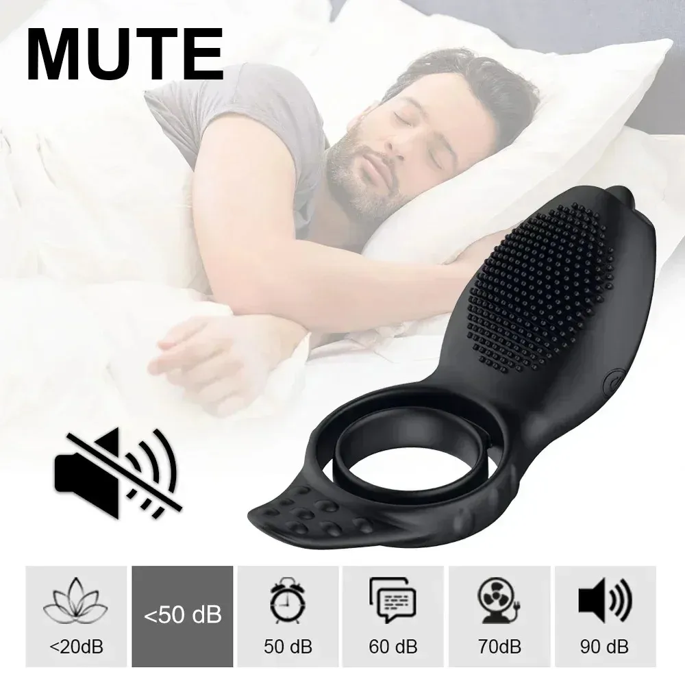 Couple 3-In-1 Tongue Remote Control Vibrator With Cock Ring