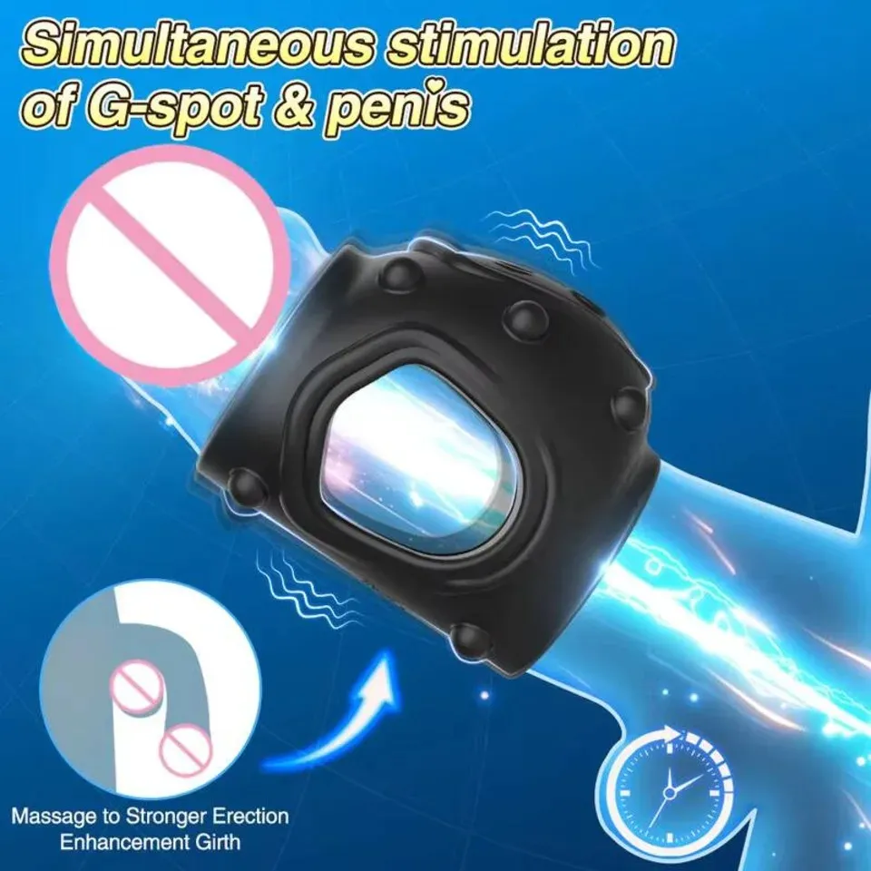 Couples High-Elasticity Silicone Ultra-Quiet Cock Ring